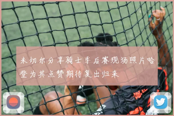 米切尔分享骑士季后赛现场照片哈登为其点赞期待复出归来